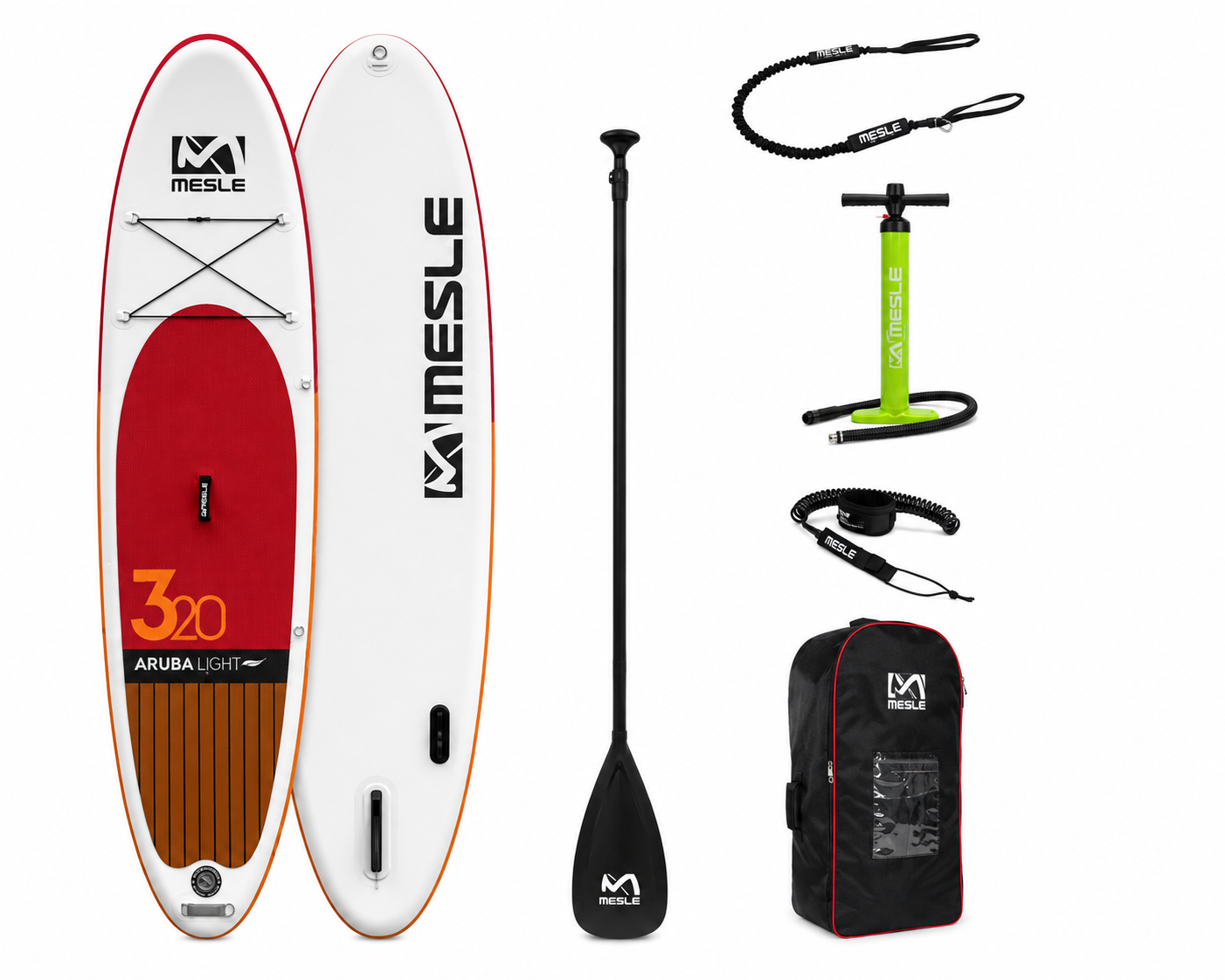 MESLE Aruba Light SUP Gonfiabile 320 cm (10'6") – Set Completo Premium