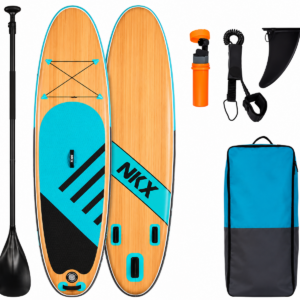 NKX Instinct SUP Gonfiabile 305 cm (10'0") Nero/Blu – Tavola Allround con Kit Completo