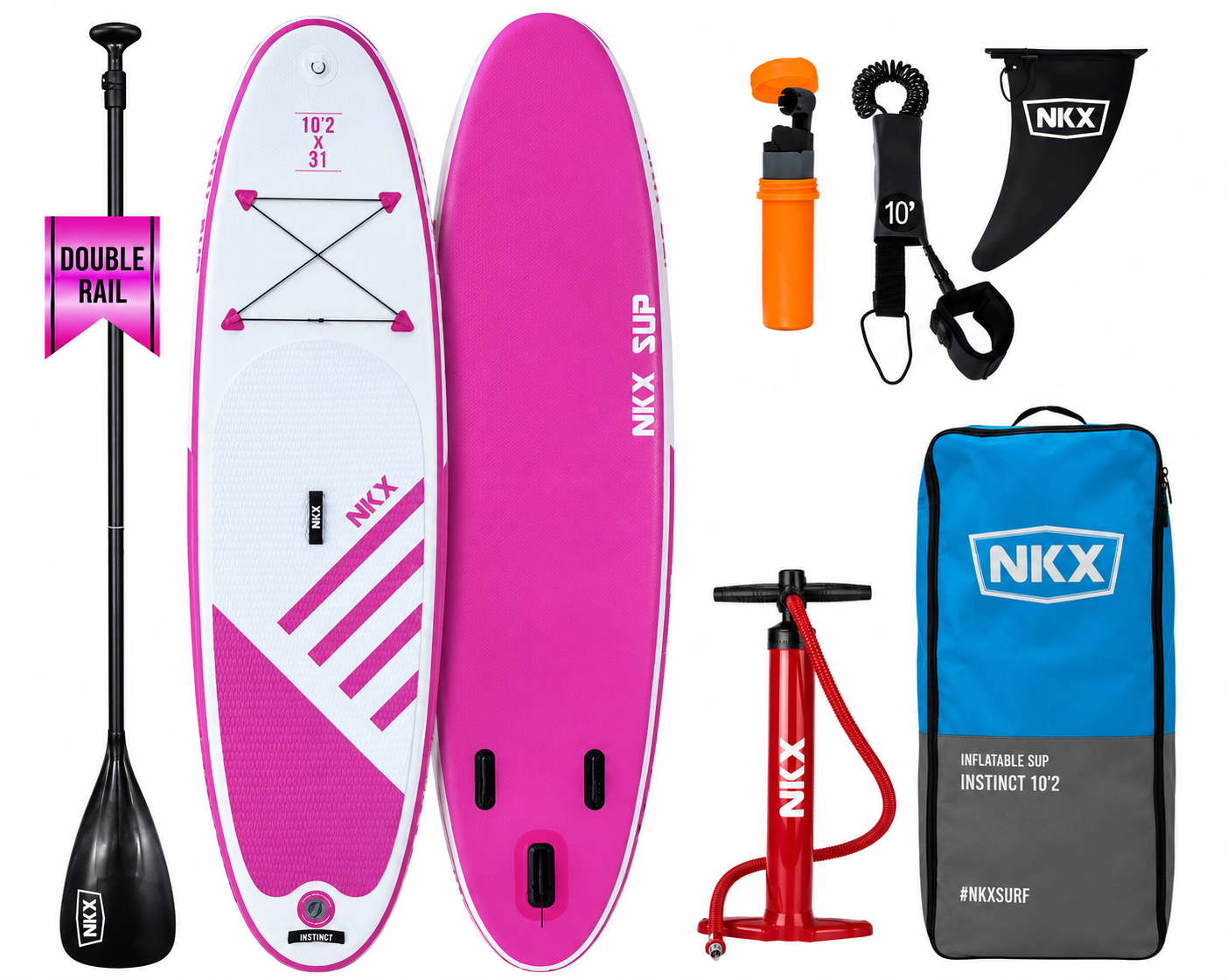 NKX Instinct SUP Gonfiabile 310 cm Tavola Stand Up Paddle Allround