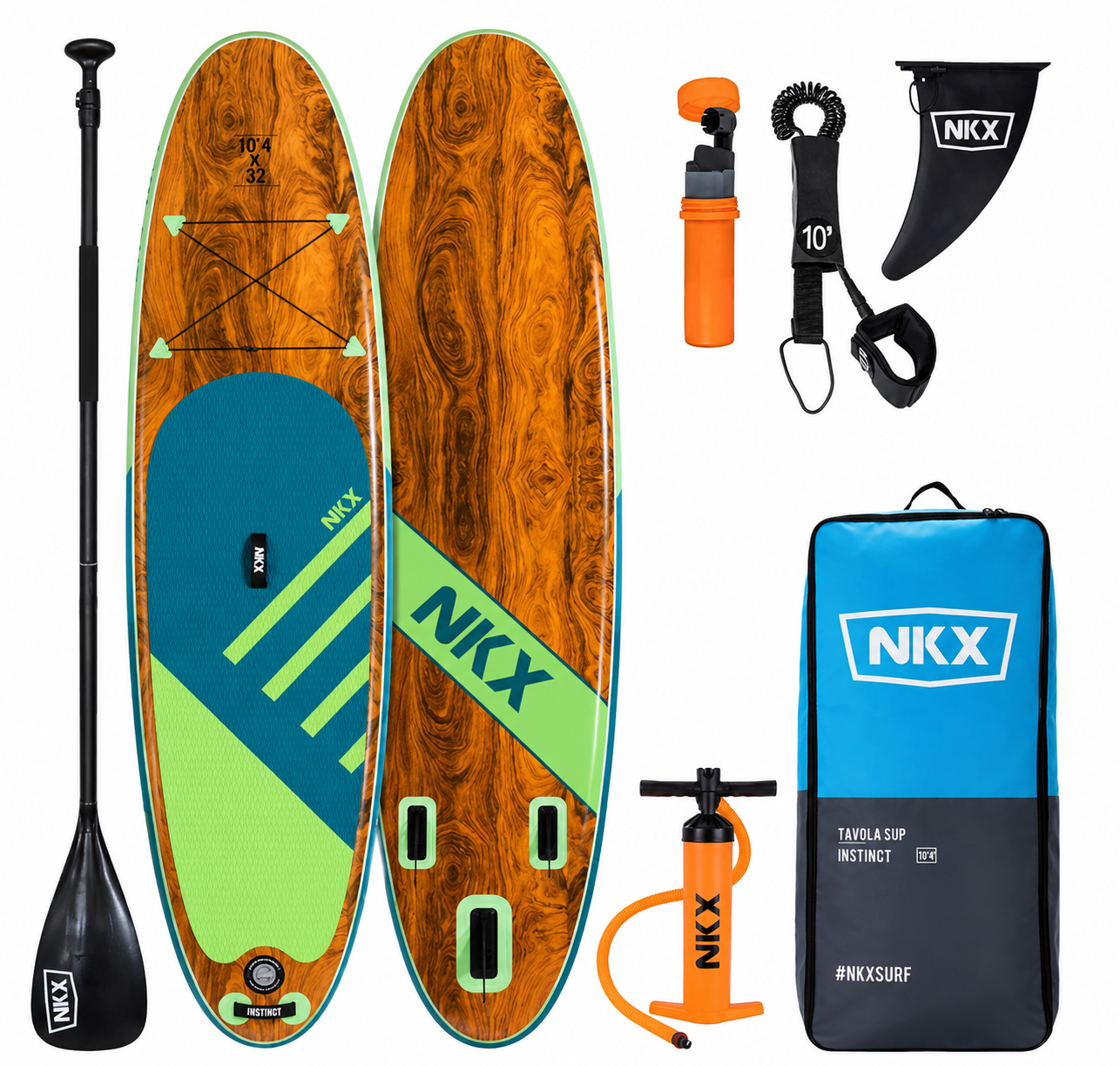 NKX Instinct SUP Gonfiabile 345 cm 11'4 Tavola Paddle Completa