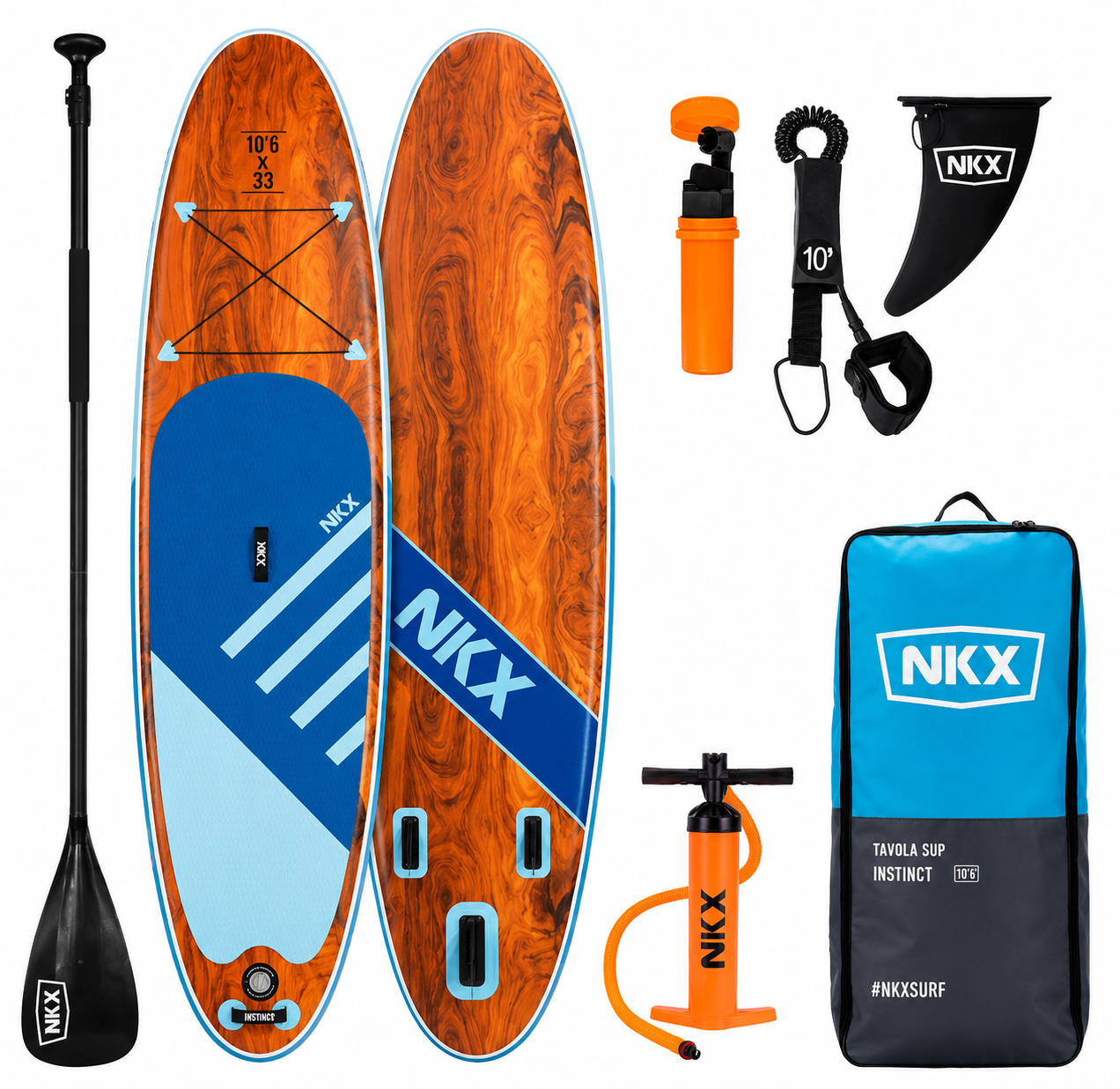 NKX Instinct SUP Gonfiabile 320 cm 10'6 Tavola Stand Up Paddle