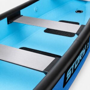 Story Canoa Gonfiabile 4 Persone 490 cm Dropstitch Blu vista 4