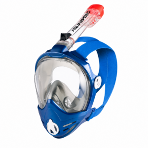 Aqua Speed Brizo 01 Maschera Integrale Snorkeling Graphite L/XL