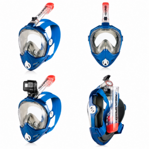 Aqua Speed Brizo 01 Maschera Snorkeling Graphite L/XL vista 2