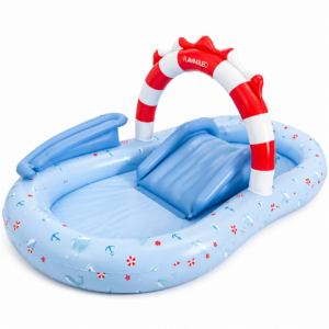 Piscina gonfiabile NESS con arco e spruzzatore d'acqua