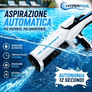 HyperPool 60B Pistola ad Acqua Elettrica Bianca vista 4
