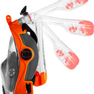 Maschera Snorkeling Aqua Speed Spectra 2.0 S/M Arancione vista 4