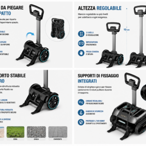 Aiper Portable Caddy Carrello Trasporto Robot Piscina caratteristiche e dotazione