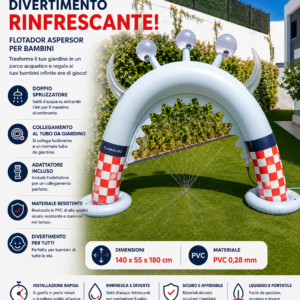 Spruzzatore Gonfiabile per Bambini HECTOR Flamingueo vista 3