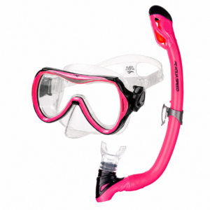 Aqua Speed Alize + Samos 07 Set Snorkeling Bambini Nero vista 2