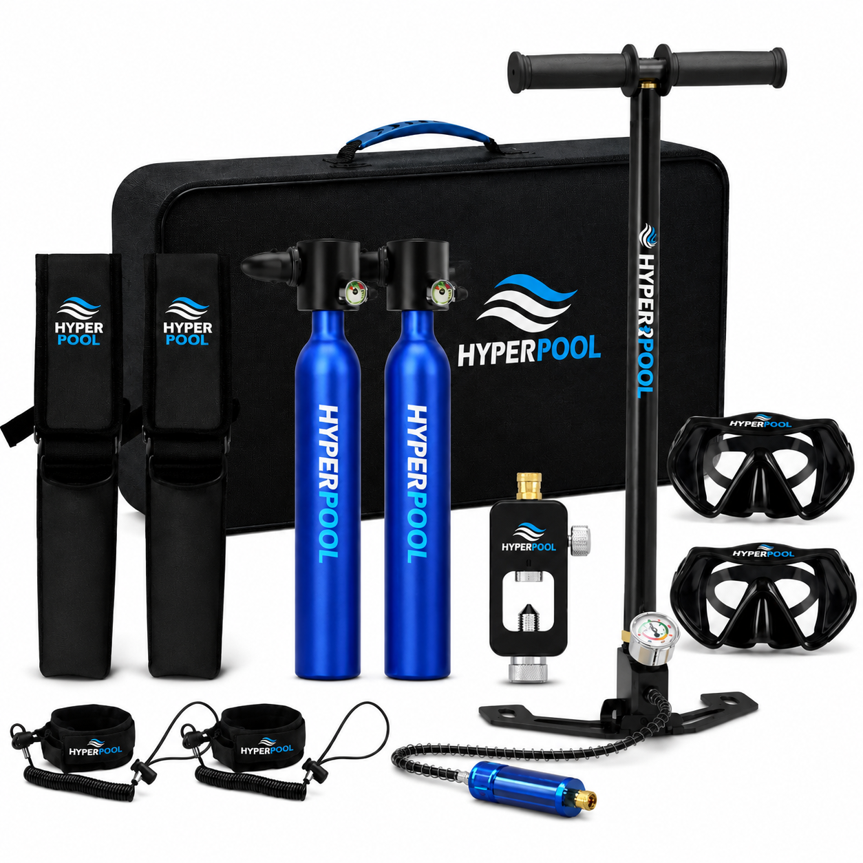 Mini Bombola Sub da 0,5 L - Kit Professionale HyperPool