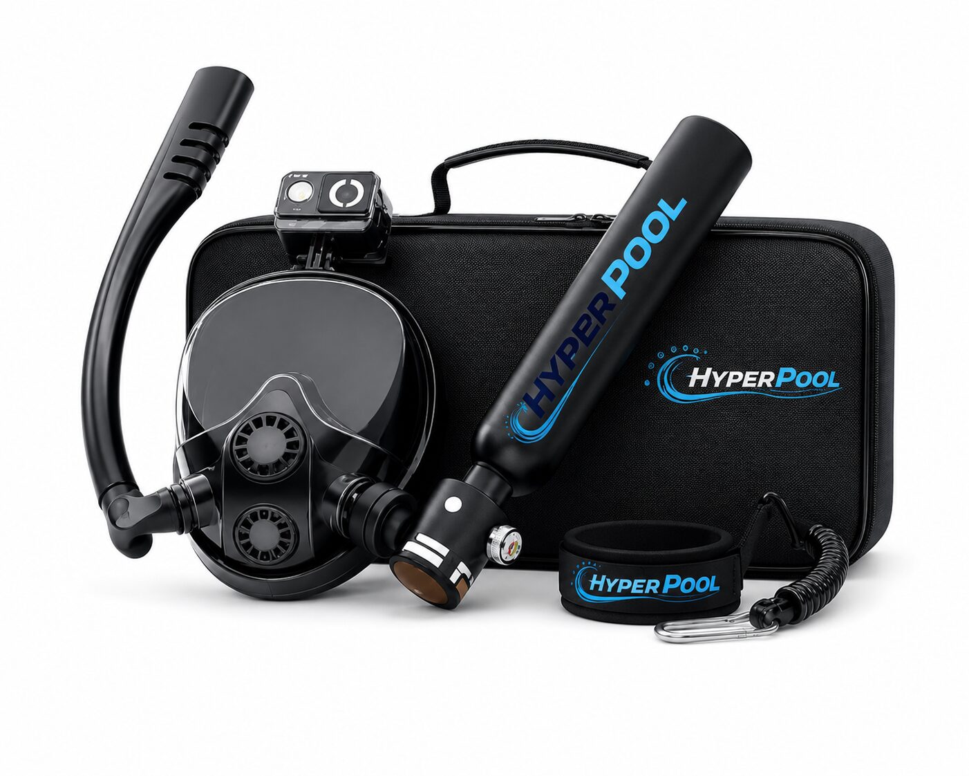 Full Face con Bombola ad Aria Portatile HyperPool