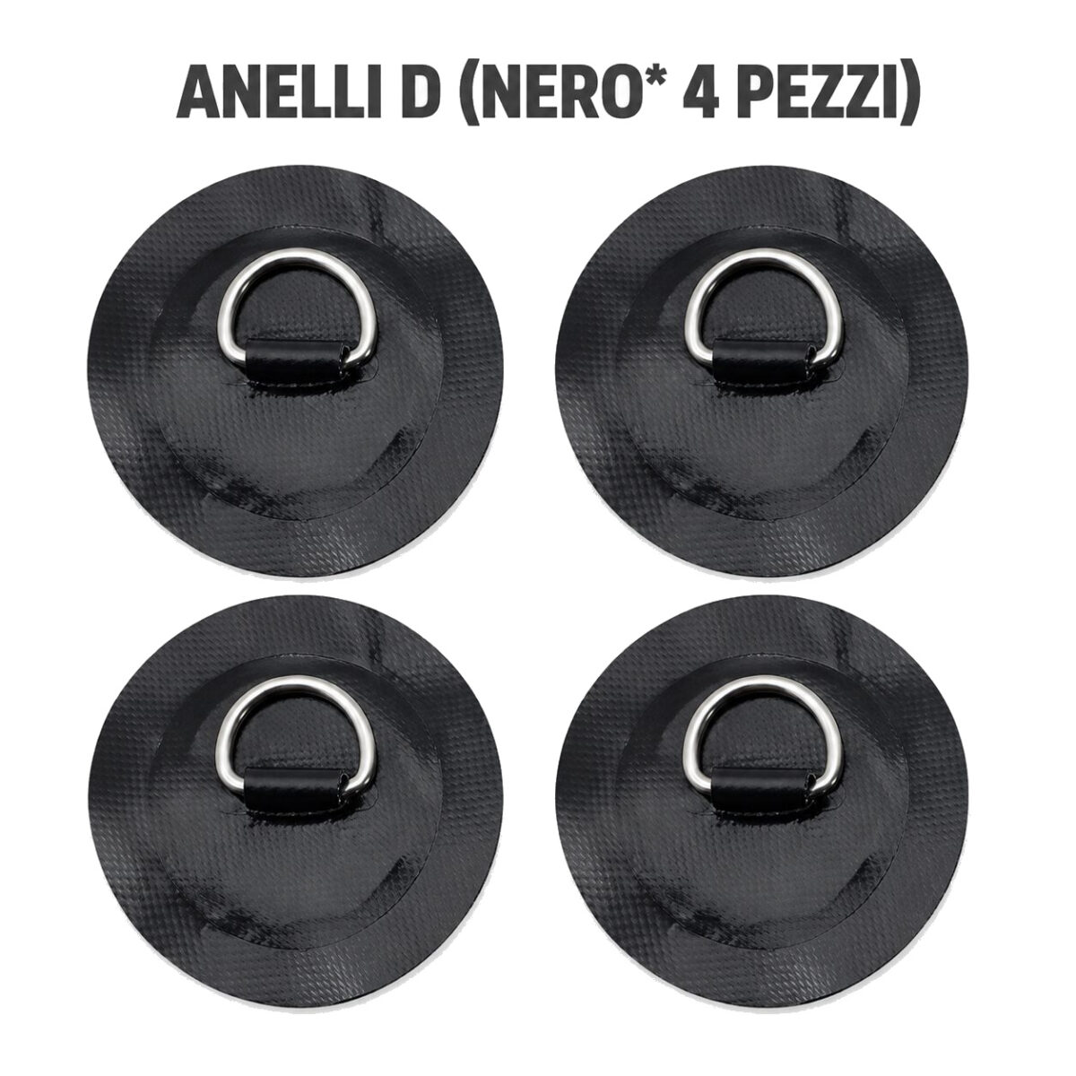 KOETSU D-Ring SUP/Kayak 4 Pz Nero