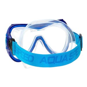 Aqua Speed Maschera da Snorkeling RAY FS Blu vista 2