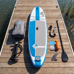 Boardworks SHUBU Riptide 10'6 SUP Gonfiabile set e accessori