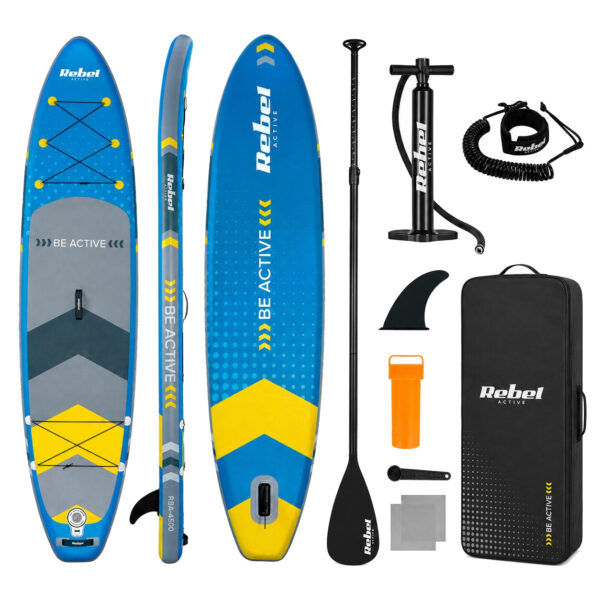 REBEL ACTIVE RBA-4500 SUP Gonfiabile Touring 350 cm – Blu