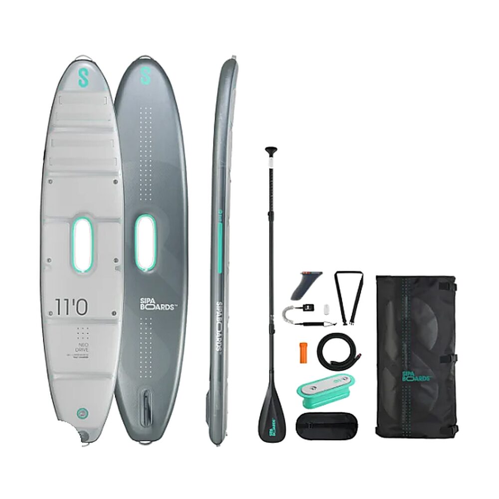 SipaBoards Allrounder Silver Electric e-SUP 11' con GPS