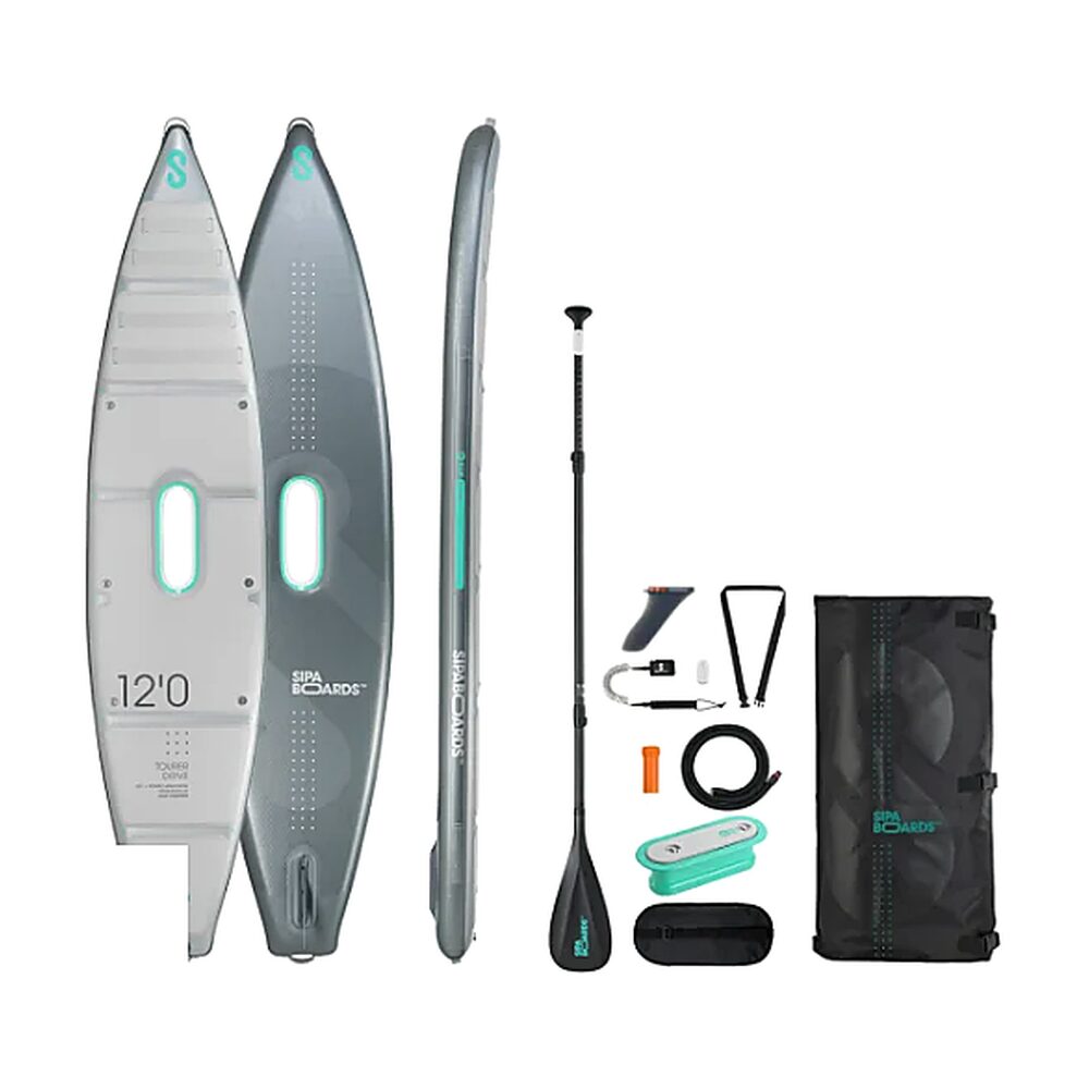 SipaBoards Tourer Silver Electric e-SUP 12' con GPS