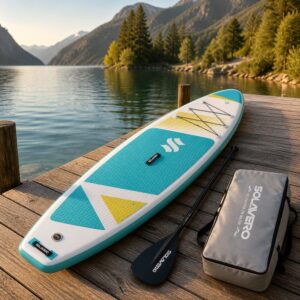 SOLAVERO SUP 335×83×15 cm Turchese pagaia inclusa