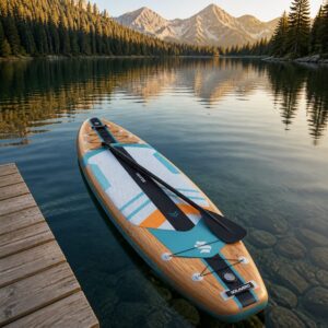 SOLAVERO Light Wood SUP 350×89×15 cm pagaia inclusa