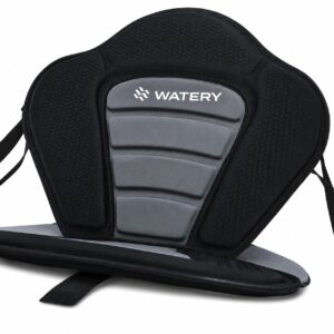 Watery sedile SUP con schienale EVA Nero – dettaglio su sfondo bianco