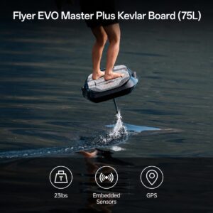 Waydoo Flyer EVO Master Plus eFoil 75 L Kevlar Onyx Black vista 4