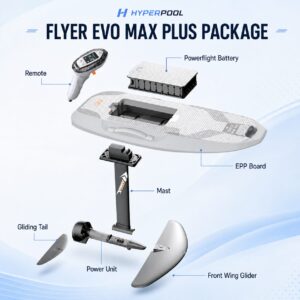 Waydoo Flyer EVO Max Plus eFoil 130 L 6000 W set e accessori
