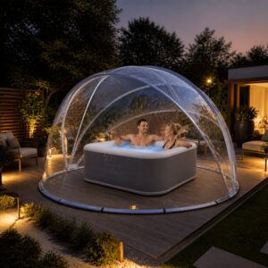 AVENLI Tenda Protettiva per SPA 360 × 360 × 185 cm in utilizzo