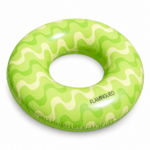 Flamingueo SPIRIT salvagente donut verde – vista alternativa su sfondo bianco
