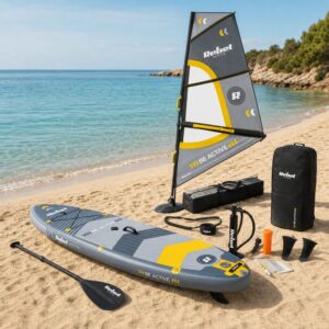 REBEL ACTIVE RBA-4513 SUP Windsurfing Gonfiabile 305 cm in utilizzo