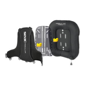 SEAC Modular Max – dettaglio della struttura su sfondo bianco
