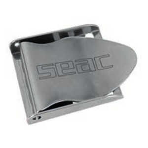 SEAC Fibbia in Acciaio Inox su sfondo bianco