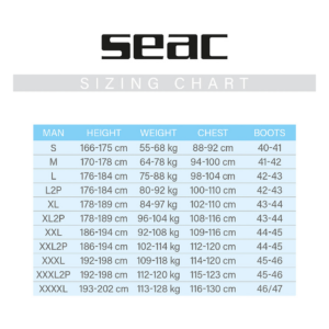 SEAC Warmdry Man 4mm dettaglio tecnico